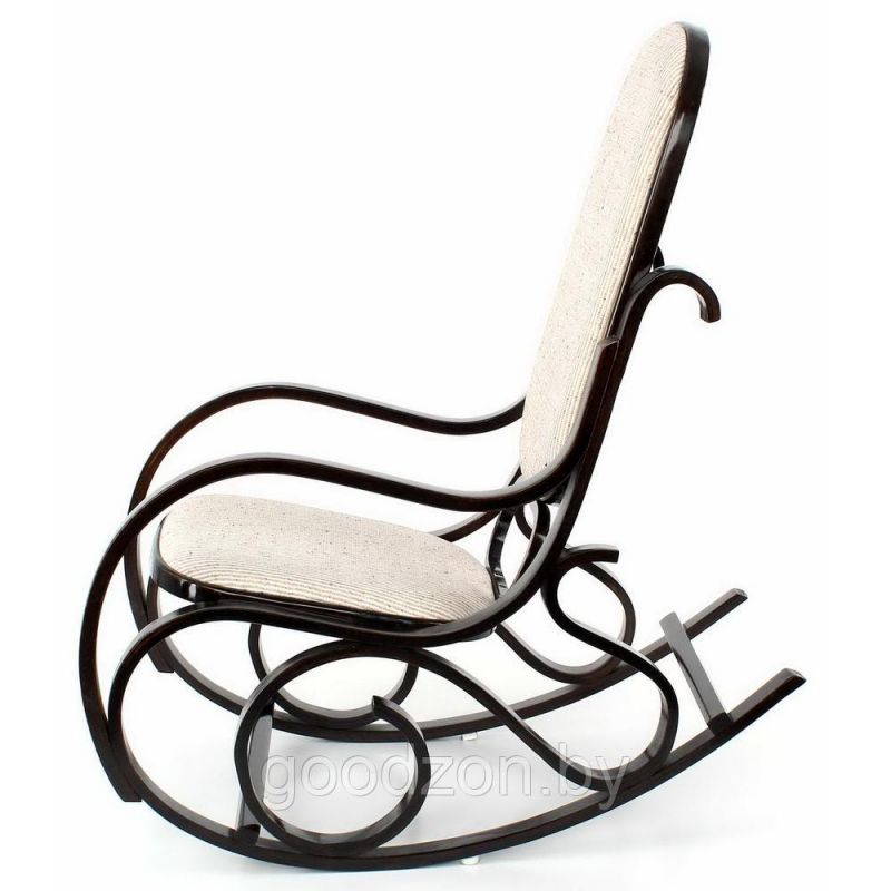 Кресло-качалка Calviano M193 вельвет (черное)