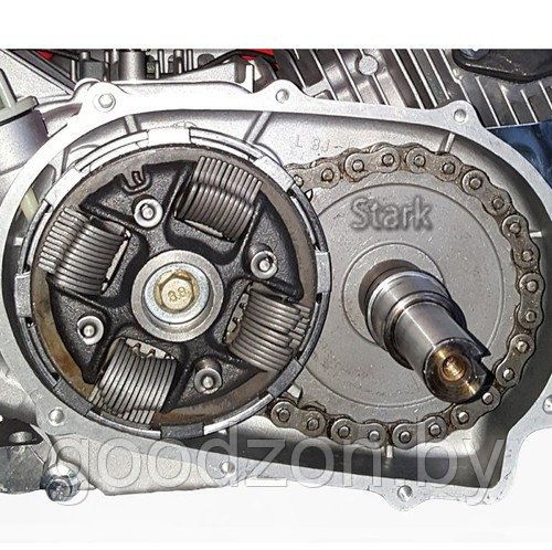 Двигатель STARK GX390 F-R электрокомплект (сцепление и редуктор 2:1) (22мм под шпонку)13лс