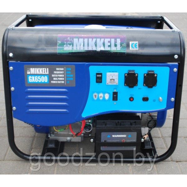 Генератор бензиновый MIKKELI GX6500 (5.5 кВт)