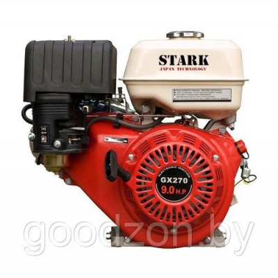 Двигатель бензиновый STARK GX270 SN (шлицевой вал 25мм, сетка 80x80 мм) 9л.с.