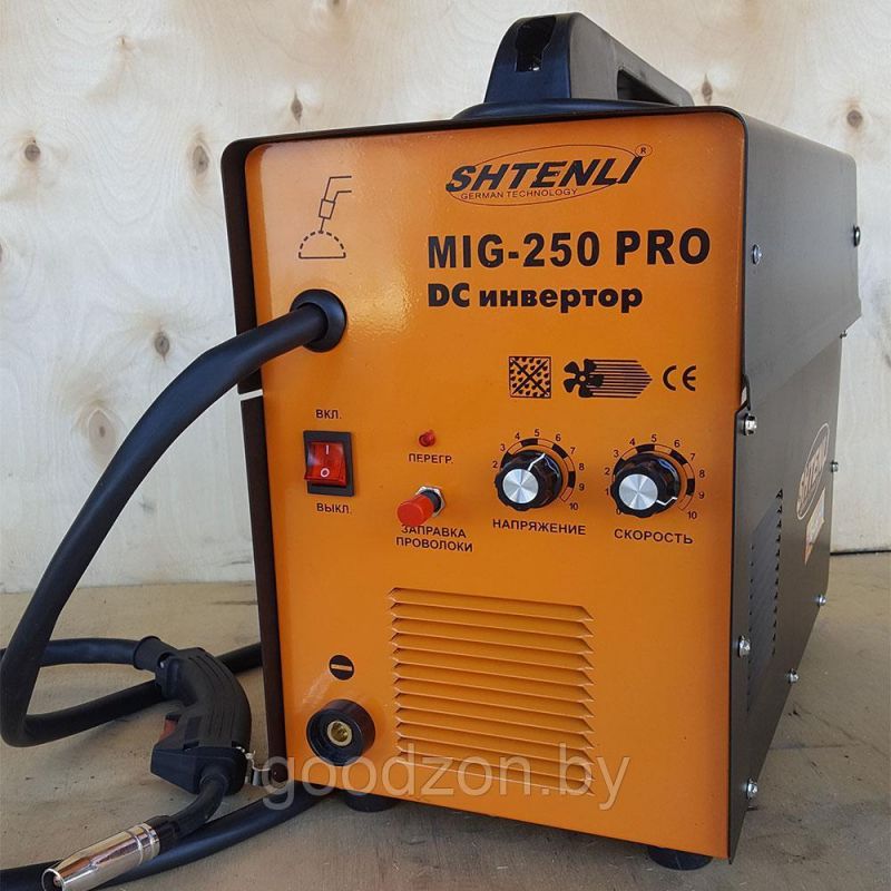 Сварочный аппарат Shtenli MIG-250 PRO (без евро разъема) + подарок маска WH 1000