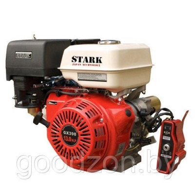 Двигатель бензиновый STARK GX390 FE-R (электростартер, сцепление и редуктор 2:1, вал под шпонку 22 мм, 13 лс)