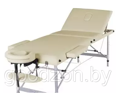 Массажный стол Atlas Sport, складной, 3-х секционный, алюминиевый, 60 см, кремовый