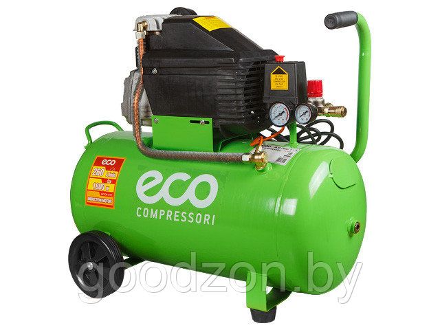Компрессор Eco AE-251-1 (1.5кВт, 235л/мин, ресивер 25л)