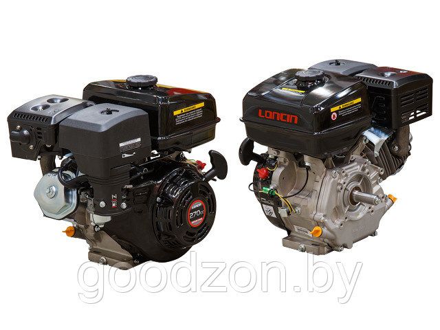 Двигатель бензиновый LONCIN G270F (вал под шпонку 25 мм, 9 л.с.)