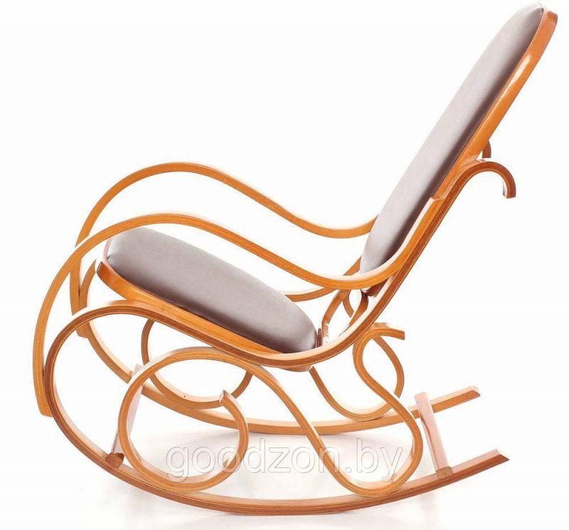Кресло-качалка Calviano M198 (светло-коричневое)