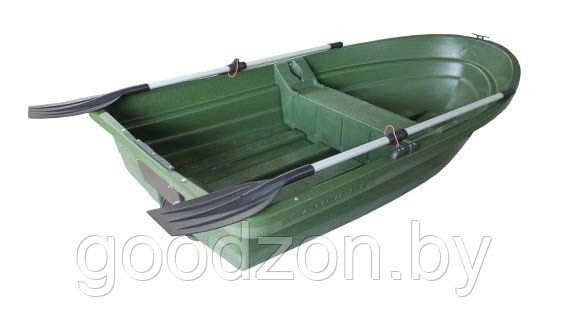 Пластиковая лодка KOLIBRI RKM-250 зеленая