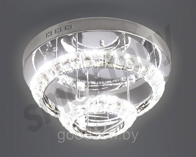 Светодиодная люстра (LED) Smartbuy Crystal 6167 3 color dimming-38W (SBL-CR-38W-6167dim)