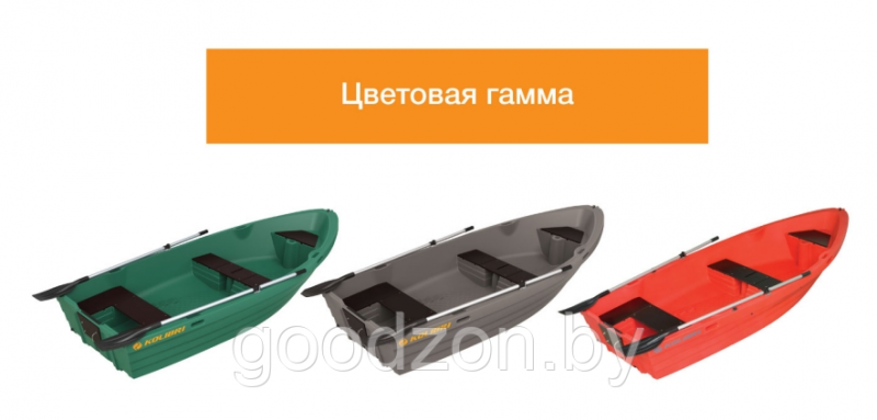 Пластиковая лодка KOLIBRI RKM-350 