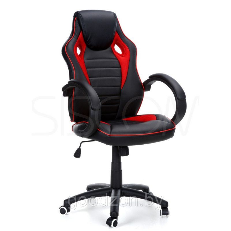 Офисное кресло Calviano XRacer RS 596 (красно-черное)